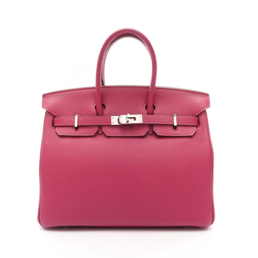 Hermes Birkin 25 Handbag, Leather, Togo Women's, Pink